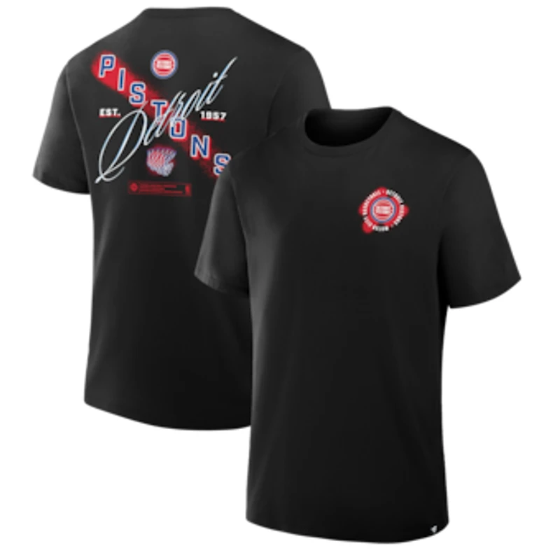 Men's Black Detroit Pistons SOS T-Shirt