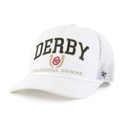 Men's '47  White Kentucky Derby Roscoe Rope Hitch Adjustable Hat