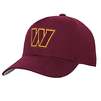 Youth Outerstuff Burgundy Washington Commanders Pre-Curved Snapback Hat