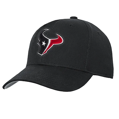 Youth Outerstuff Navy Houston Texans Pre-Curved Snapback Hat