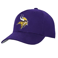 Youth Outerstuff Purple Minnesota Vikings Pre-Curved Snapback Hat