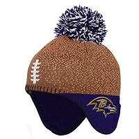 Infant Outerstuff Brown Baltimore Ravens Football Head Knit Hat