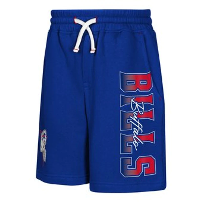Youth Outerstuff Royal Buffalo Bills Audible Fleece Shorts