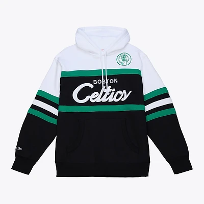 Men's Mitchell & Ness  Black Boston Celtics Head Coach Hoodie