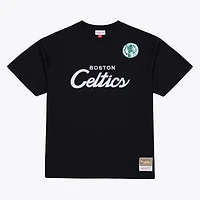 Men's Mitchell & Ness  Black Boston Celtics Head Coach T-Shirt