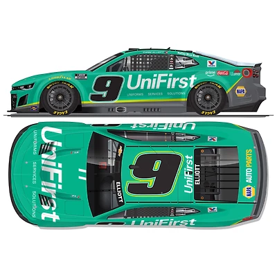 Action Racing Chase Elliott 2026 #9 UniFirst 1:24 Elite Die-Cast Chevrolet Camaro ZL1