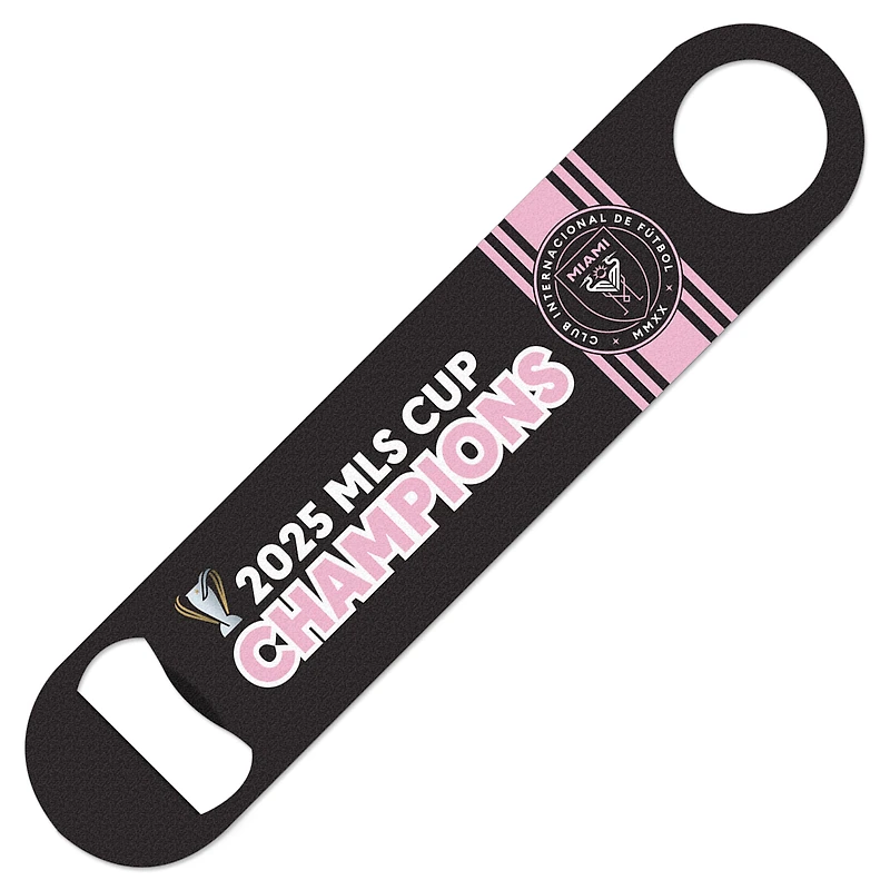WinCraft Inter Miami CF 2025 MLS Cup Champions Double-Sided Bottle Opener
