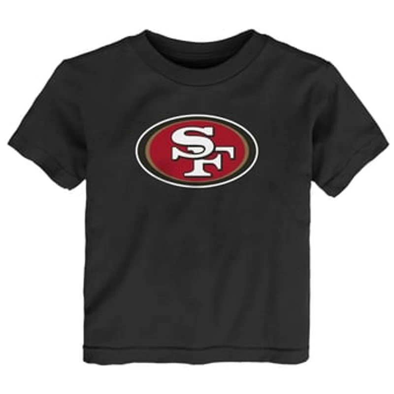 Infant Outerstuff Black San Francisco 49ers Primary Logo T-Shirt