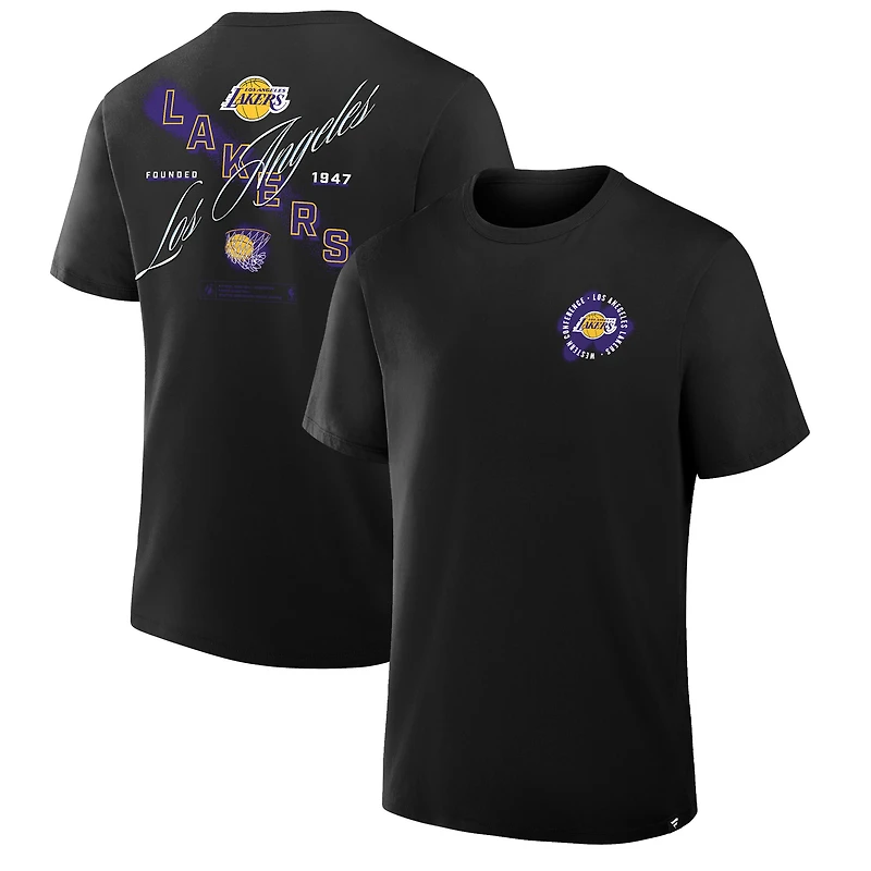 Men's Black Los Angeles Lakers SOS T-Shirt