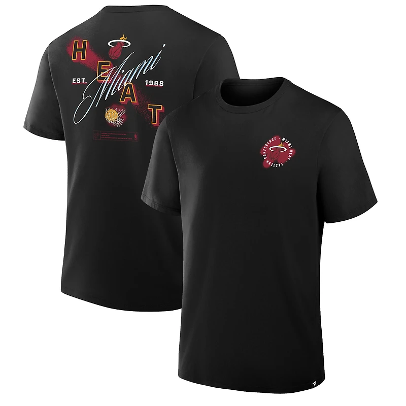 Men's Black Miami Heat SOS T-Shirt