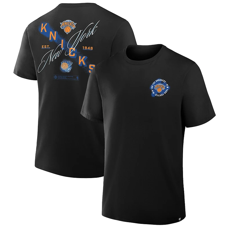 Men's Black New York Knicks SOS T-Shirt