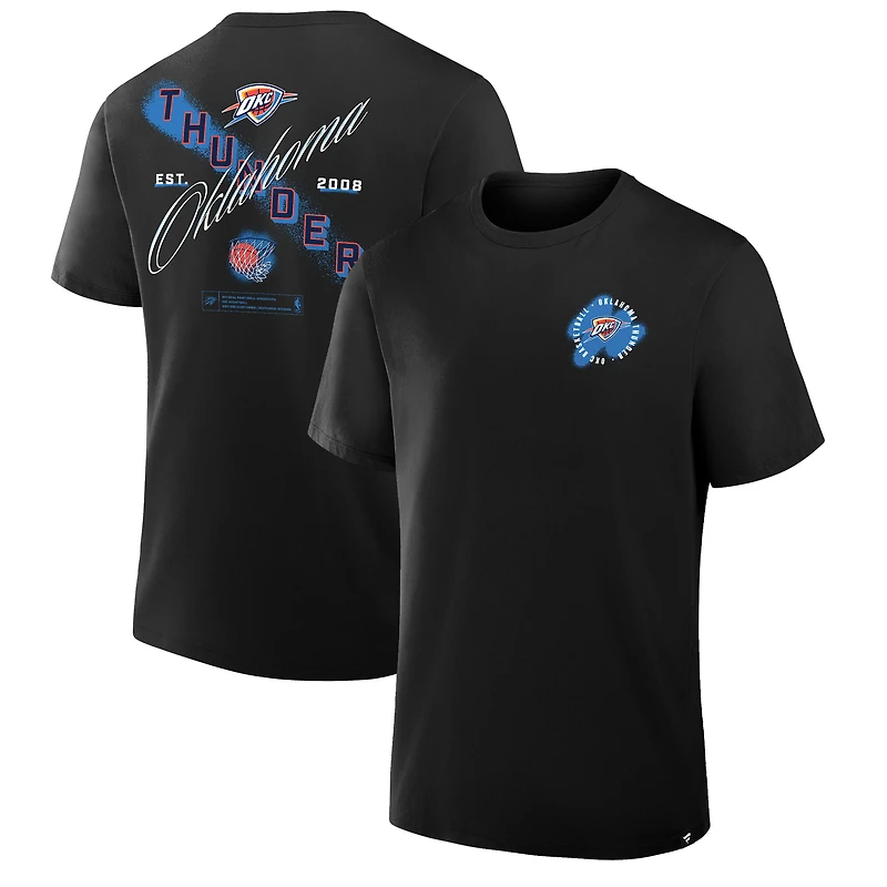 Men's Black Oklahoma City Thunder SOS T-Shirt