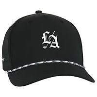 Men's Ahead Black Los Angeles Golf Club Alto Classic Rope Hat