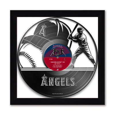Los Angeles Angels Framed 13" x 13" Vinyl Record Art Print