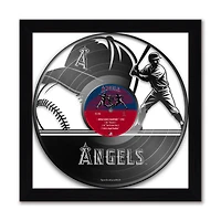 Los Angeles Angels Framed 13" x 13" Vinyl Record Art Print