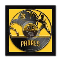 San Diego Padres Framed 13" x 13" Vinyl Record Art Print