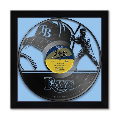Tampa Bay Rays Framed 13" x 13" Vinyl Record Art Print