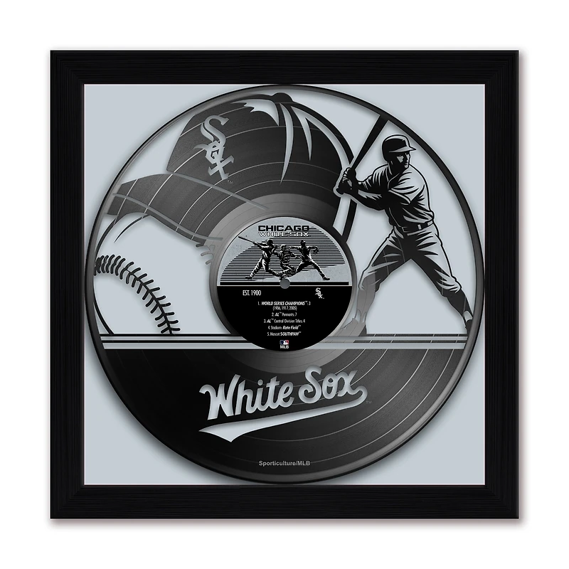 Chicago White Sox Framed 13" x 13" Vinyl Record Art Print