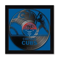 Chicago Cubs Framed 13" x 13" Vinyl Record Art Print