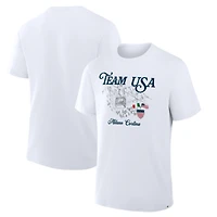 Men's White Team USA 2026 Winter Olympics United T-Shirt