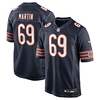 Men's Nike Jeremiah Martin  Navy Chicago Bears Team Game Jersey