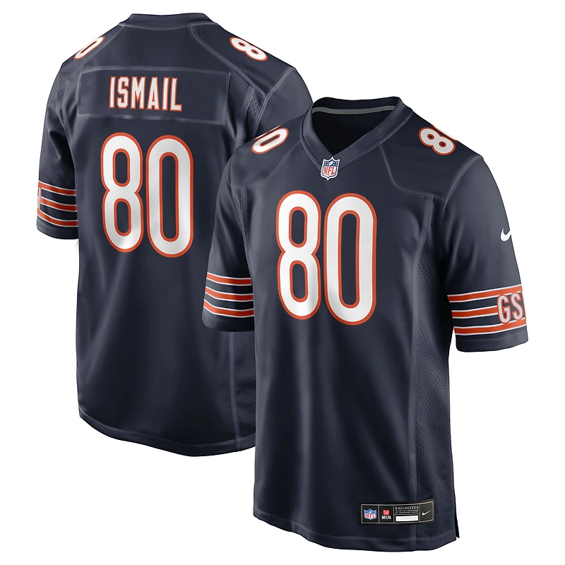 Men's Nike Qadir Ismail Navy Chicago Bears Team Game Jersey