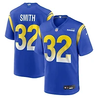 Men's Nike Christopher Smith  Royal Los Angeles Rams Team Game Jersey
