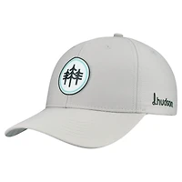 Unisex D. Hudson  Gray The Bay Golf Club Three Tree Circle Patch Hat