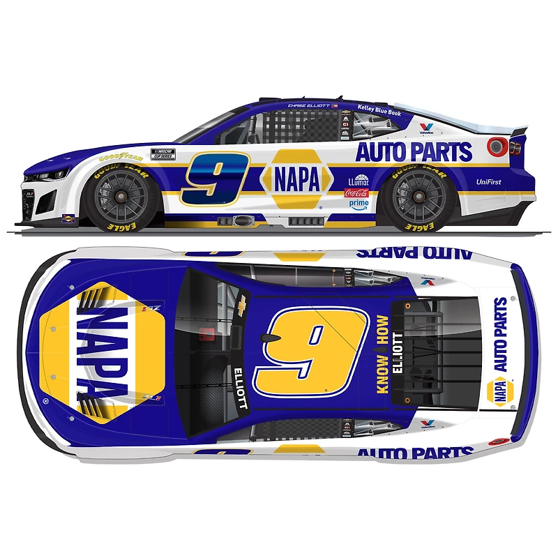 Action Racing Chase Elliott 2026 #9 NAPA 1:24 Regular Paint Die-Cast Chevrolet Camaro ZL1