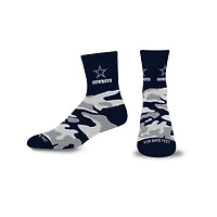 Unisex For Bare Feet  Dallas Cowboys Camo Cover Quarter-Length Socks