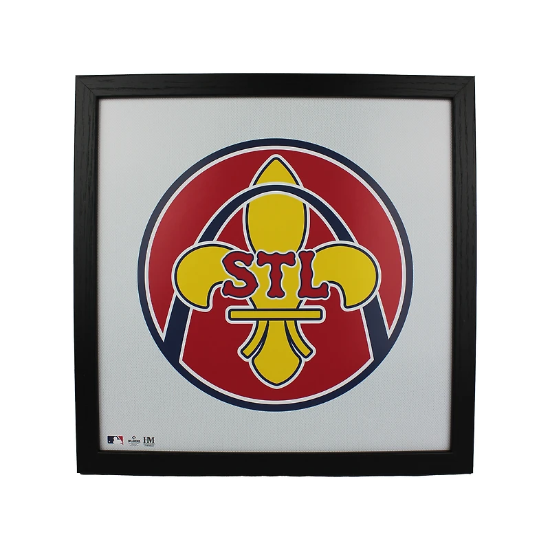 St. Louis Cardinals Framed City Connect Logo Photograph