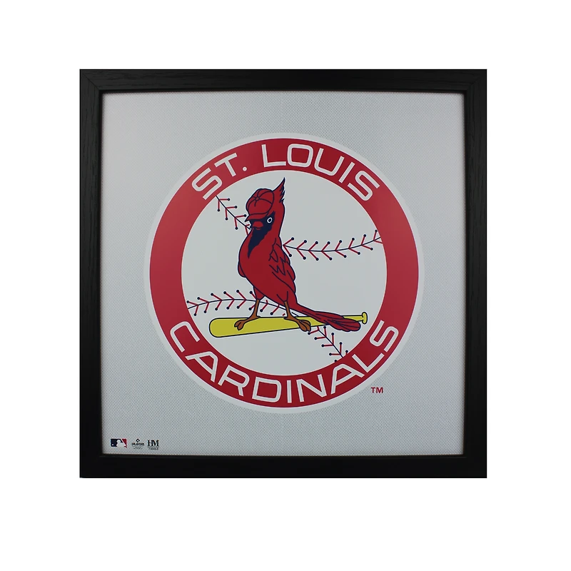 St. Louis Cardinals Framed Circle Logo Photograph