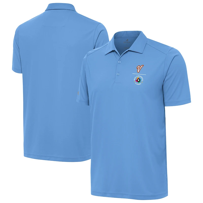 Men's Antigua Powder Blue Venezuela Baseball 2026 World Baseball Classic Tribute Polo