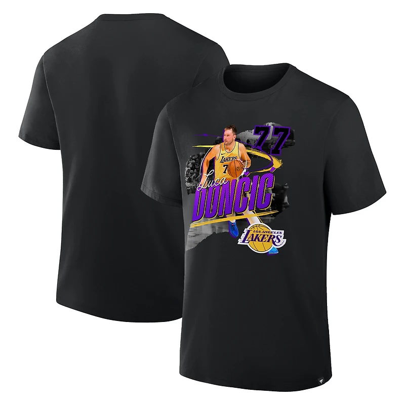 Men's Luka Dončić Black Los Angeles Lakers Start of Season T-Shirt