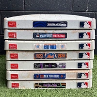 New York Mets Mystery Game-Used Base from Citi Field