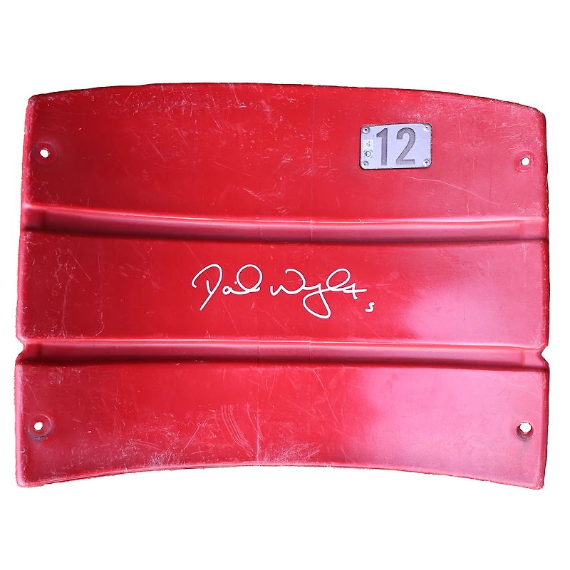 David Wright New York Mets Autographed Shea Stadium Red #12 Seatback