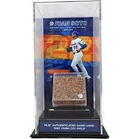 Juan Soto New York Mets Game-Used Dirt Display from Citi Field Debut on April 4th, 2025
