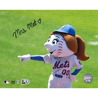Mrs. Met New York Mets Autographed Cheering Photograph
