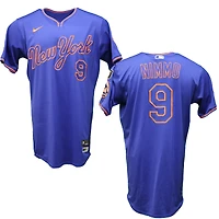 Brandon Nimmo New York Mets Game-Used #9 Royal Nike Jersey from September 5th and 9th, 2025