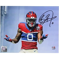 Brian Burns New York Giants Autographed 8" x 10" Spida-Burns Pose in 100th Season Throwback Uniform Photograph