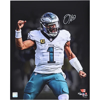 Jalen Hurts Philadelphia Eagles Autographed 16" x 20" Unleashed Photograph - Limited Edition of 25