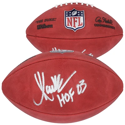 Marcus Allen Los Angeles Raiders Autographed Wilson Duke Full Color Football with "HOF 03" Inscription