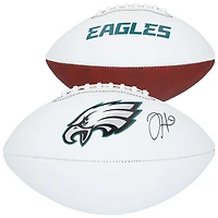 Jalen Hurts Philadelphia Eagles Autographed Franklin White Panel Football