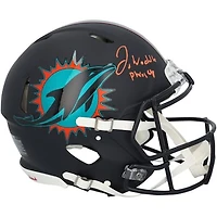 Jaylen Waddle Miami Dolphins Autographed Riddell Rivalry Speed Authentic Helmet with "Phins Up" Inscription
