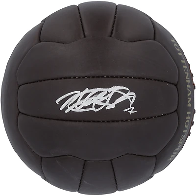 Son Heung-Min Tottenham Hotspur Autographed Vintage Brown Leather Logo Soccer Ball