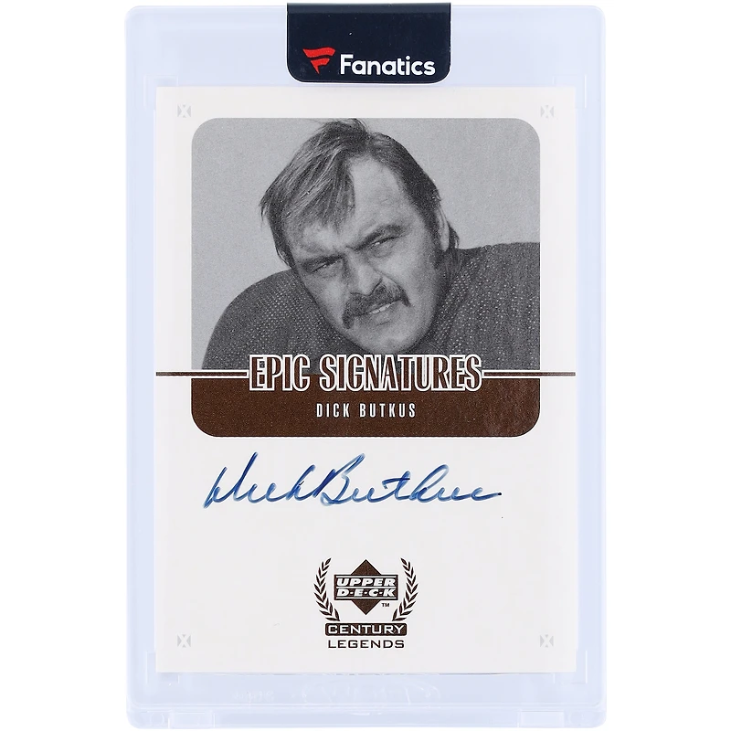 Dick Butkus Chicago Bears Autographed 1999 Upper Deck Century Legends Epic Signatures #DB Card