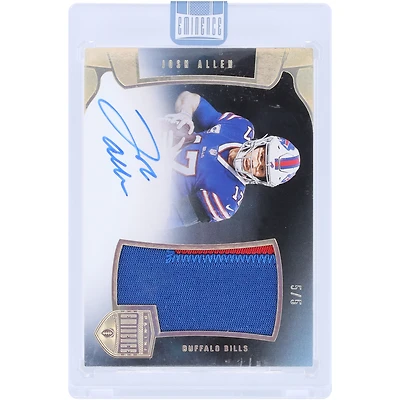 Josh Allen Buffalo Bills Autographed 2024 Panini Eminence Dual-Color Game-Used Relic #JPA-JA #5/5 Card