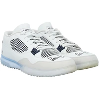 Aaron Judge New York Yankees Autographed Player-Worn White/Navy Jordan Shoes from the 2025 MLB Season