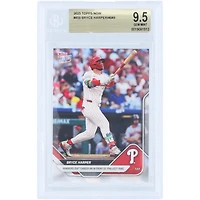 Bryce Harper Philadelphia Phillies 2025 Topps Now Hammers 350th Career HR in Front of Phillies Fans #459 BGS Authenticated 9.5 Card