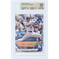 Shohei Ohtani Los Angeles Dodgers 2025 Topps Now Records 1st K with Dodgers, Drives Home 5 in Win #338 BGS Authenticated 10 Card - 10,9.5,10,10 Subgrades